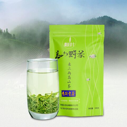 新茶极叶富硒绿茶高山茶叶100克