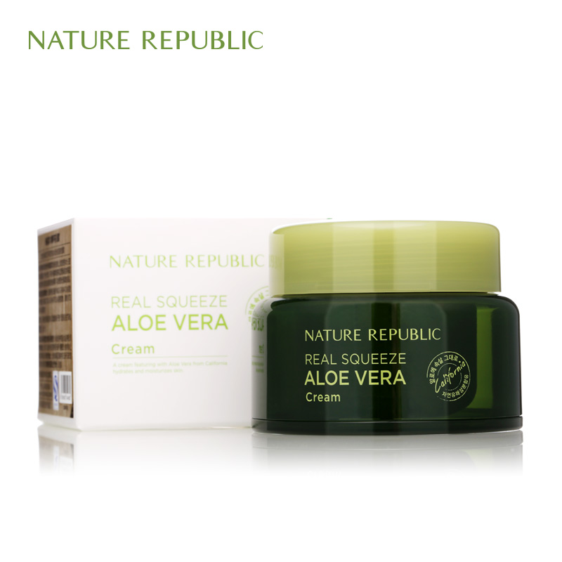 【新品上市】Nature Republic自然乐园精粹芦荟面霜50ml产品展示图1