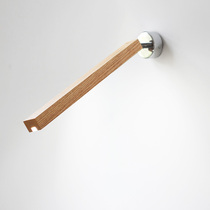 Moment wall lamp Bedside modern creative solid wood led wall lamp Living room lamp Bedroom lamp Simple minimalist Nordic reading lamp