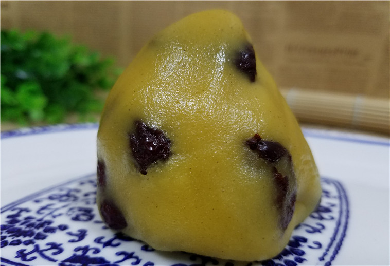 山东农家黍子黄米面年糕无核红枣糯米黄米面手工粘糕现做一份包邮