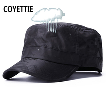COYETTIE hat men thin military cap mesh breathable flat top hat women outdoor UV protection