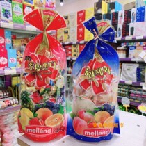 South Korea melland International Comprehensive Fruit Gummy Hard Candy Big Bag Family New Year Snacks 500g