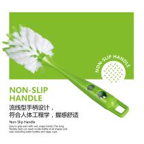 This is a super high grade brush glass cleaning brush cup milk bottle brush pp stainless steel nylon needle brush