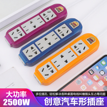 Extension Cord Socket Lengthened Wire Platoon Inserts Panel With Wire Plugboard Power Converter High Power Porous
