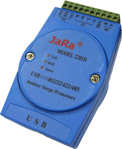 Jerei JaRa 2201D USB to RS232 RS422 RS485 High-Speed Intelligent photoelectric isolator