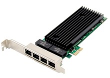 魔羯MOGE MC2259 PCI-E转千兆网卡服务器网卡4口1000M网卡英特尔