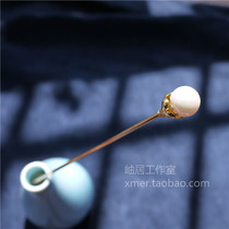 (Daiyu hairpin) imitation 87 version of Dream of Red Mansions Lin Daiyu hairpin classical style cheongsam Hanfu accessories without tassels hairpin