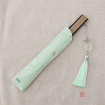 Antique natural Xiuyu safe buckle tassel cosplay photography props traditional Hanfu pendant fan pendant three-color entry