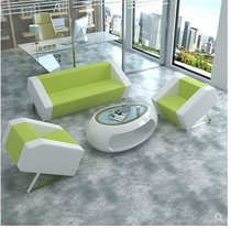 Simple modern office sofa Reception area Reception room Clinic building Creative 4s store Customer rest area Hospital