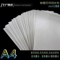 Inkjet printing (sparkling cloth) A4A3 spray-painted glitter) flash hanging cloth) Write a true flash hanging cloth) hanging canvas