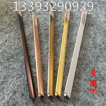 Aluminum alloy T-type card strip Press seam connection Strip T strip UV board decorative line background wall decorative line