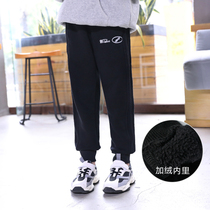 (Clearance) Girls plus velvet sweatpants autumn and winter thick warm casual pants