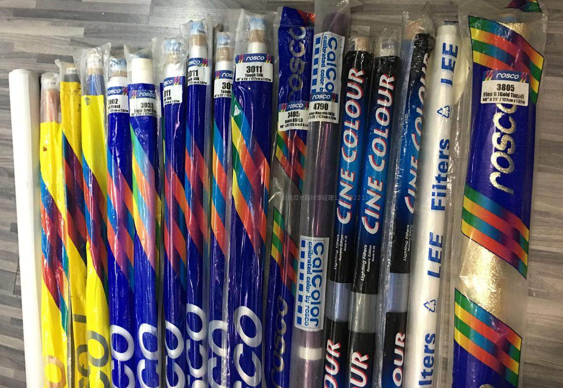 rosco 进口雷登色纸 影视柔光纸 升降色温灯光纸电影耐高温色纸