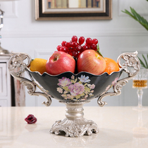 european style fruit tray creative home living room tea table organizer soft decorative ornaments model room decorative fruit pot