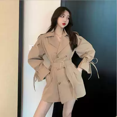 2020 autumn and winter clothes New European Station small man coat female British style temperament fashion fashion long coat