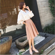 2021 autumn and winter new womens Korean version of temperament fashionable celebrities small fragrant style fashion two-piece foreign style set chic