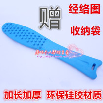 Thickened silicone Meridian beat health health beat the massage hammer stick beat the massage hammer stick beat the plate