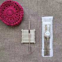 Home handicraft art old-fashioned vintage shankless crochet stainless steel hand polished crochet tool smooth belt thread