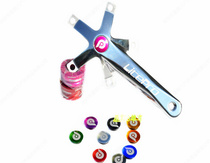 litepro hollow tooth disc right crank cover compatible M610 XT all integrated dental disc right aluminium alloy plug