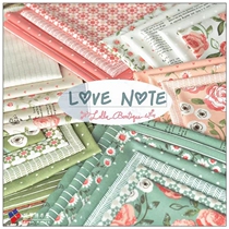 Imported Moda Cotton Printed Cloth Group Love Note Series 32 Colors Patchwork Fabric 1 8 yds