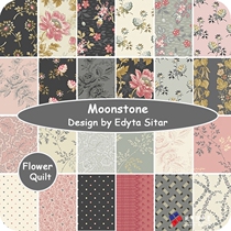 US Imported Printed Cotton - Moonstone Edyta Sitar Dusty Pink Patchwork