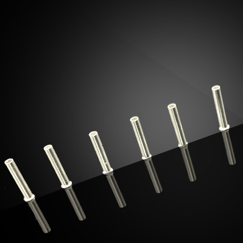 tube type bare terminal en2510 pin type bare wire nose pin type terminal pin type european standard cold pressed wire nose
