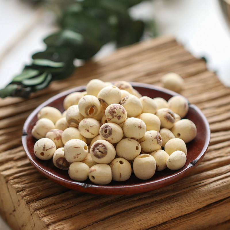 莲子 莲米 无硫白莲子 无芯莲米 磨皮莲子 农家自种无硫磺250g_7折