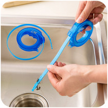 Retractable drain hair Hair cleaner Sink anti-blocking cleaning hook Toilet dredge dredge