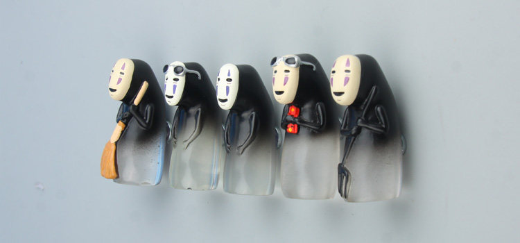 【彩彩家】日漫 抱金子无面人 创意磁铁磁贴冰箱贴吸磁贴 装饰品