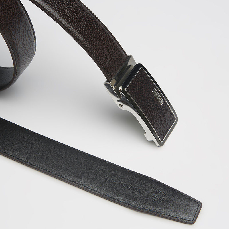 vicutu/威可多男士皮带自动扣商务简约百搭牛皮西裤腰带