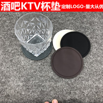 Bar KTV coaster tea coaster PVC soft glue bar mat bottle mat non-slip bar counter heat insulation mat Chinese coaster