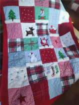 Multiple special prices Christmas children get quilts by the sofa Christmas small cover quilts by the New Years young children