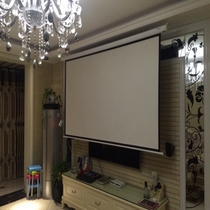 Brand 120 inch 4:3 electric screen HD 3D glass fiber screen projection screen Projector instrument projection screen