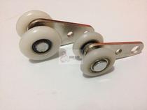 Small hanging wheel curtain hanging wheel two wheel hanging wheel bearing hanging wheel small hanging wheel heavy curtain hanging wheel