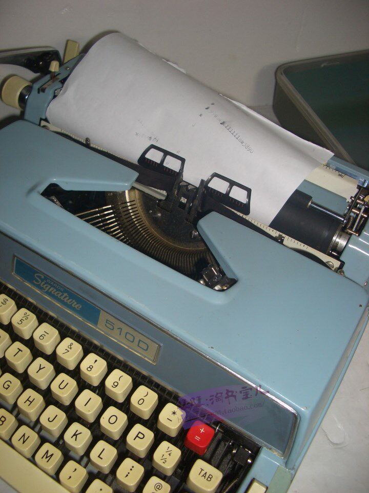 wards signature 510d打字机进口老式打字机 机械老打字机