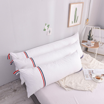 100% Cotton Long Pillow Pillow Core Adult Pair Hotel Down Velvet Neck Pillow Double Couple Pillow Free Pillowcase 1 8m