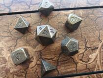 Game Props Metal Dice Five Personality Accessories COC Run Corps DND4 6 8 10 12 12 20 faceted color subtable tours