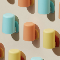 Wall-mounted wash cup set simple home bathroom ins Wind couple brushing Cup student dormitory mouthwash Cup