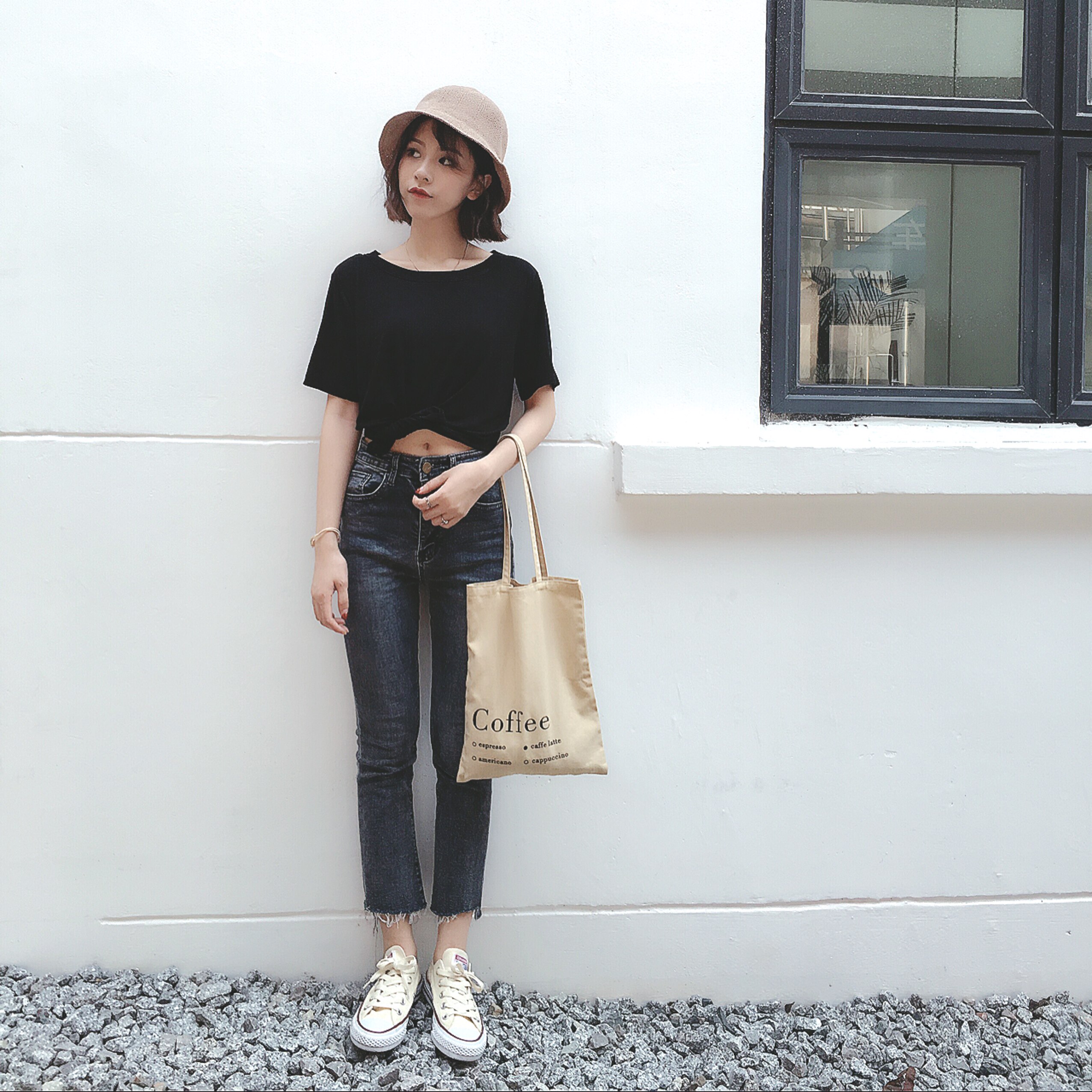 时尚露背交叉套头休闲百搭短袖t恤女子宽松1619实拍