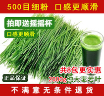 2000g500 Mesh Barley If Leaf Green Juice Powder Clear Juice Barley Seedling Powder Ant Meal Powder Total 8 Packs