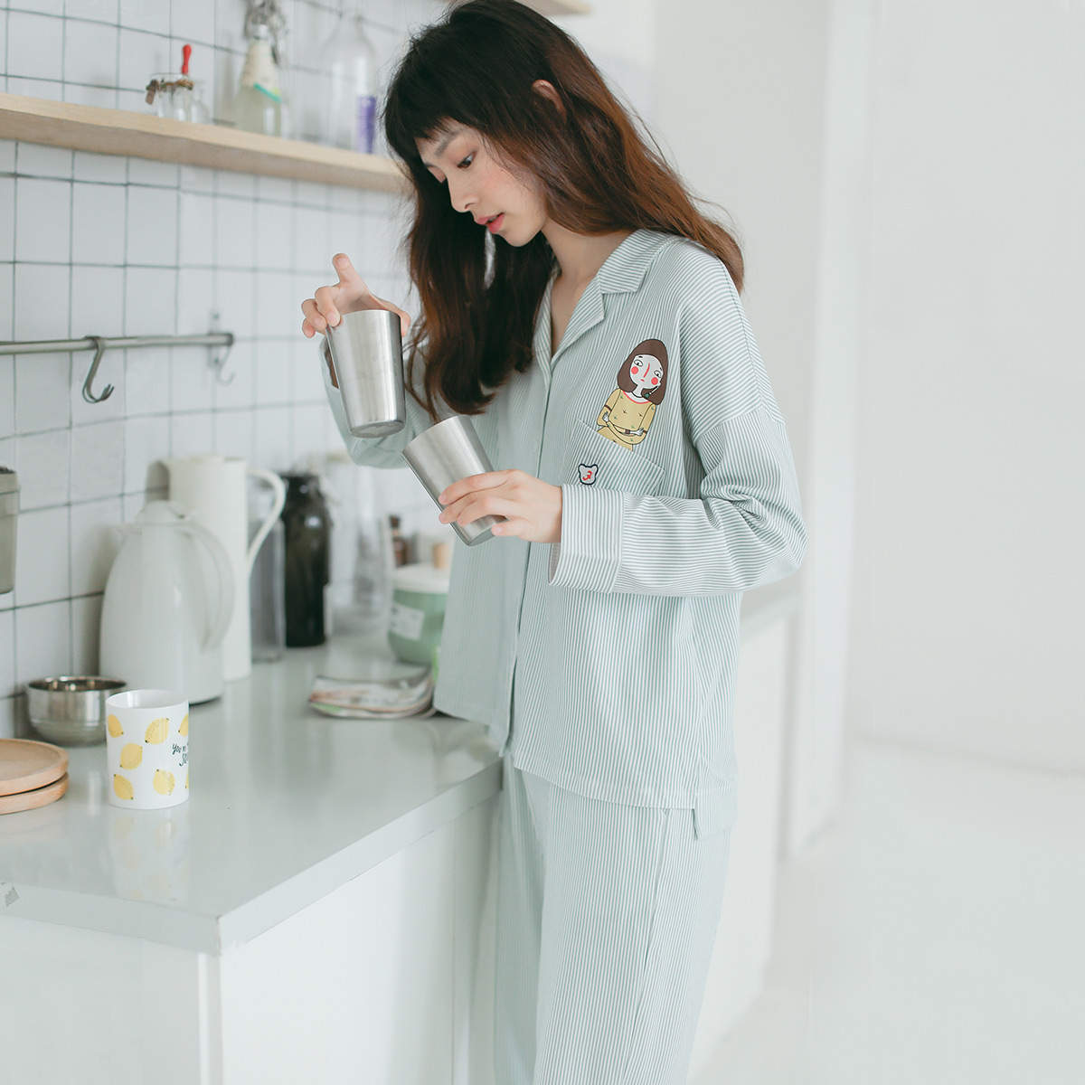 芬腾旗下 千线艺 纯棉 女式睡衣家居服两件套装 天猫优惠券折后¥79包邮(¥99-20)多款可选 芬腾旗下 千线艺 纯棉 女式睡衣家居服两件套装 天猫优惠券折后¥79包邮(¥99-20)多款可选