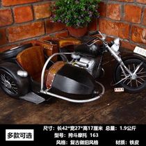 Retro World War II BMW iron three-wheeled motorcycle model handmade metal home decoration gifts