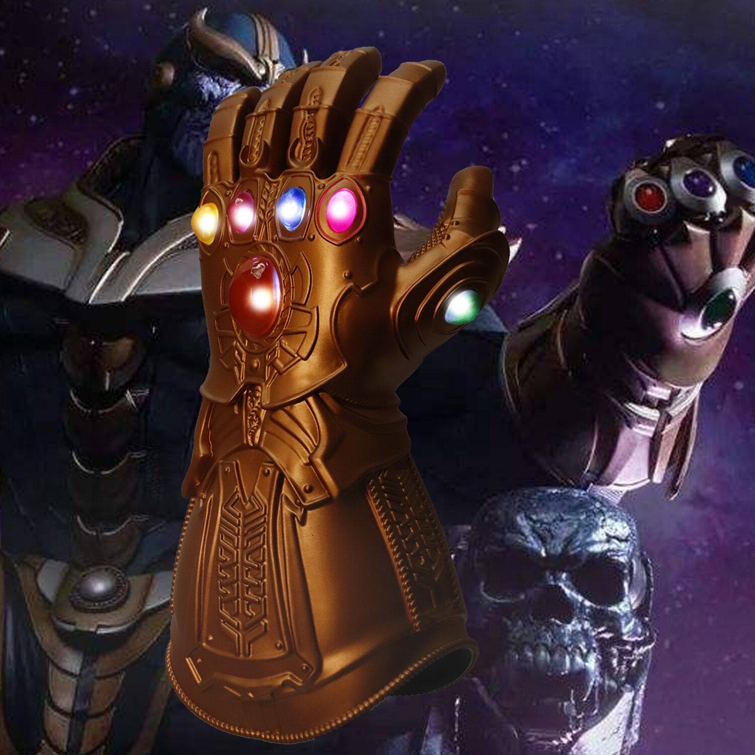 复联4灭霸发光手套可穿戴宝石无限战争漫威周边儿童玩具生日礼物