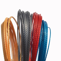 Alpha bamboo pattern tennis line polyester hard line on the spinning ball resistance to play elasticity and a single 12 meters