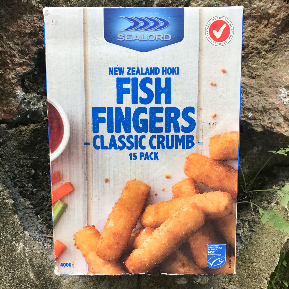 新西兰进口鱼手指炸鱼柳冻鱼条sealord fish fingers crumb 15条_7折