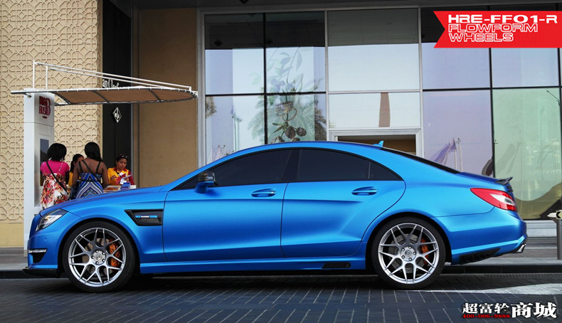 Мерседес CLS 63 AMG синяя