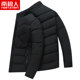 Antarctic cotton men's new autumn and winter thick warm collar middle-aged father fitted cotton jacket short paragraph Antarctic cotton men's new autumn and winter thick warm collar middle-aged father fitted cotton jacket short paragraph