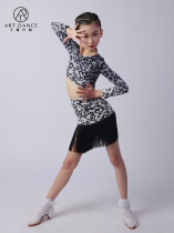 ARTDANCE less pediatrics Latin dance suit Summer new children Performance Exercises National Standard Dance Training Suit A04