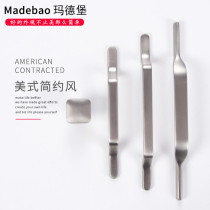 Madeburg Nordic modern minimalist cabinet door handle wardrobe cabinet cabinets drawers pull handle American wardrobe door handles