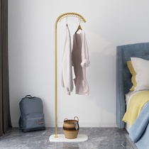 Nordic creative hangers Floor-to-ceiling hangers Bedroom household good-looking simple modern light luxury Golden art coat rack